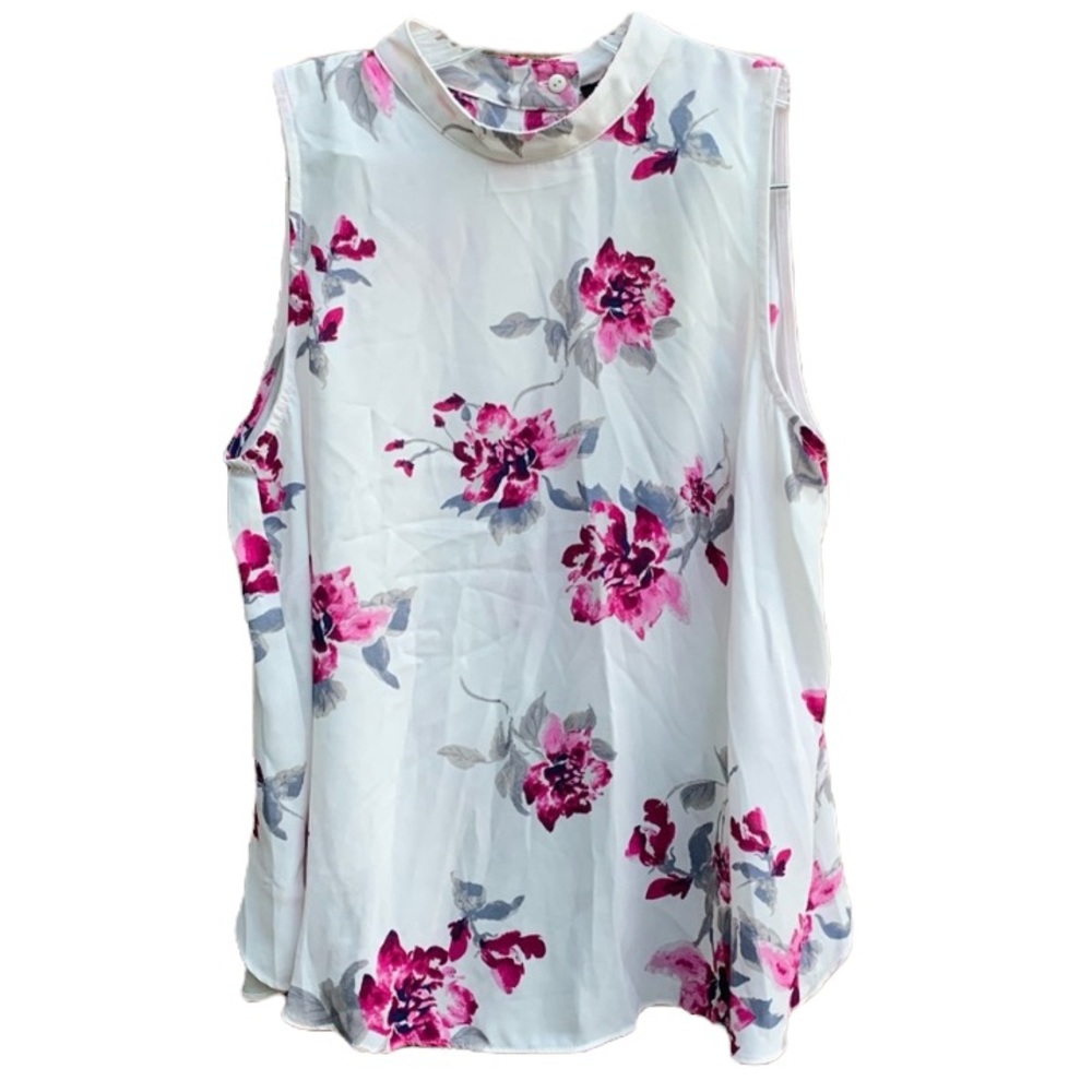 NWOT Forever 21 Floral Split Back Sleeveless Top